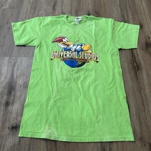 Vintage 90s Universal Studios Woody Wood Pecker T-Shirt Sz S?Cartoon Made In USA